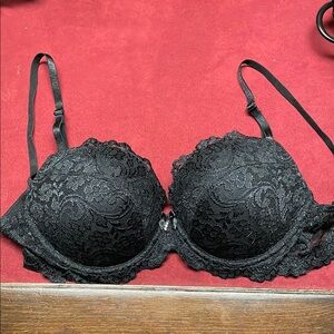 Elegant Black Lace Bra